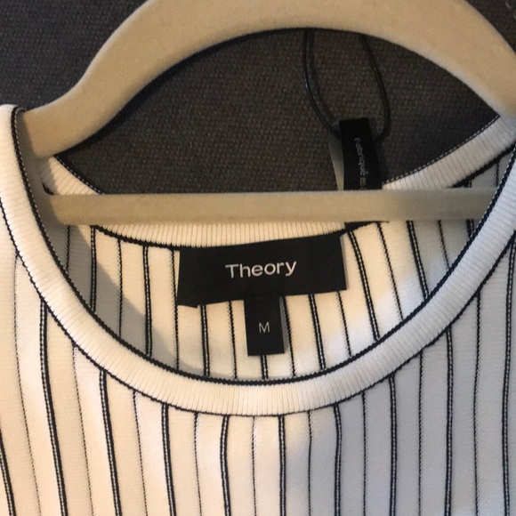 Theory Knit Peplum Top - Picture 3 of 5